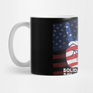 SOLIDARITY - BLACK LIVES MATTER PEACE SIGN Mug